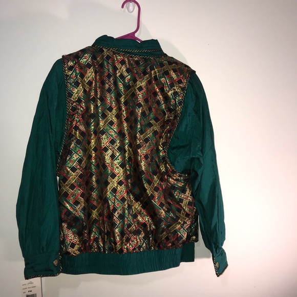 Lavon vintage style windbreaker holly NWT size PM - Picture 3 of 11